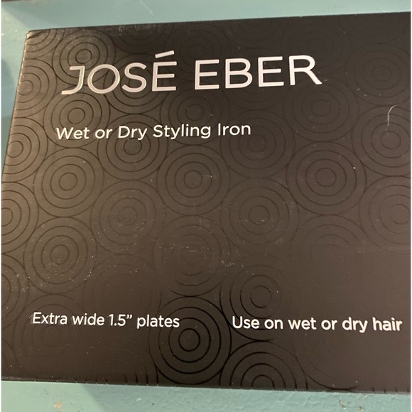 JOSE EBER STYLINGS IRON. USE WET OR DRY 1.5 inch WAND ANTI FRIZZ BNIB ORIG $200 - Picture 10 of 11